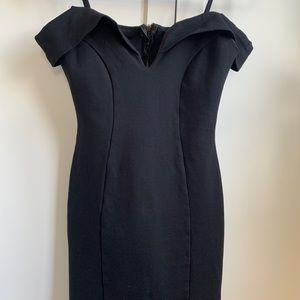 Fashion Nova Black Off-the-Shoulder Dress